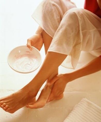 Strofinare per le vene varicose